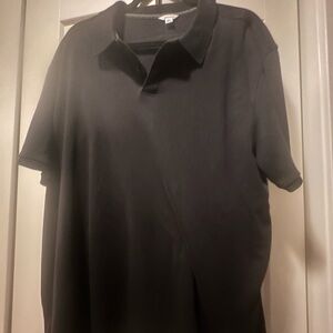 Calvin Klein Classic Black Polo Shirt - Men's Casual Short Sleeve